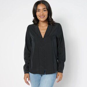 Elegant Black Women's Blouse